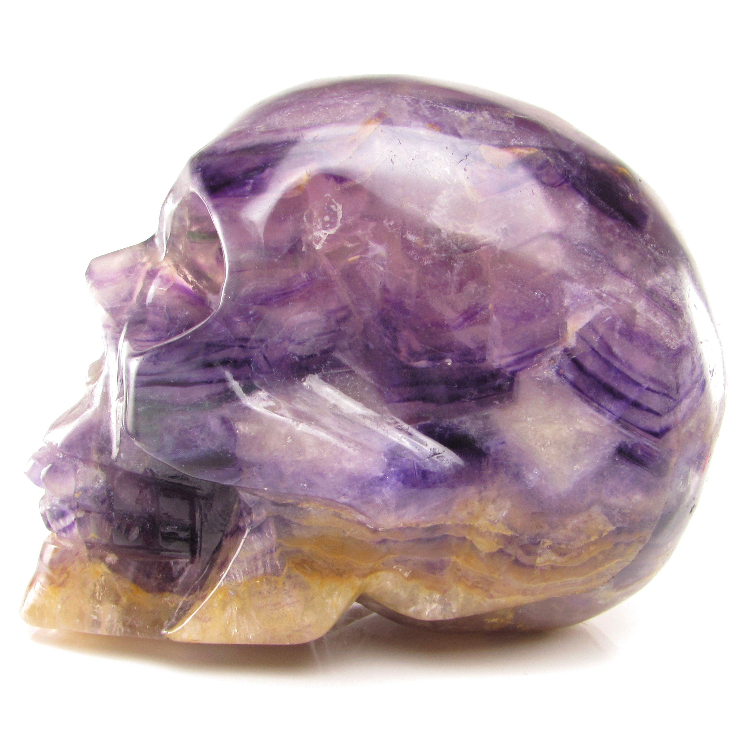 Purple Fluorite Skull