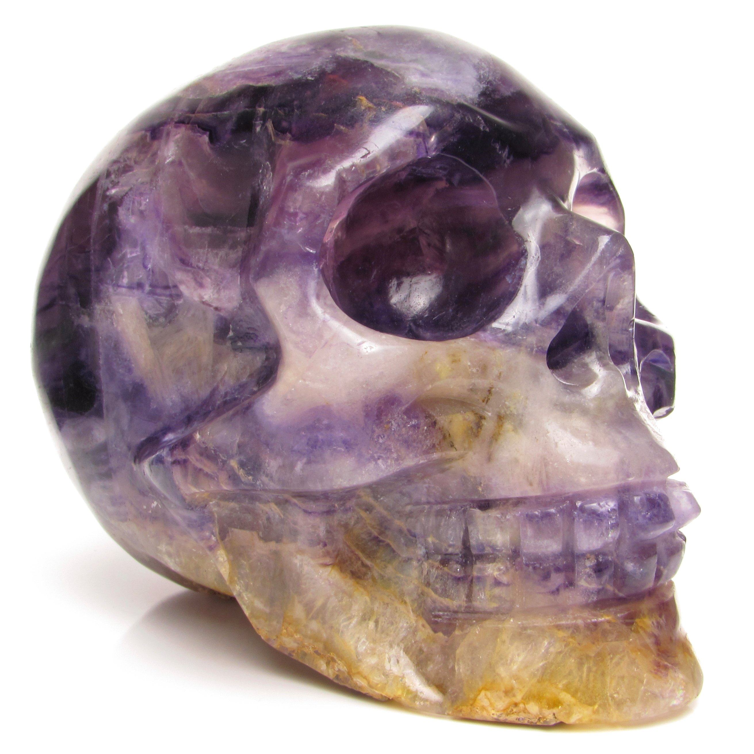 Purple Fluorite Skull