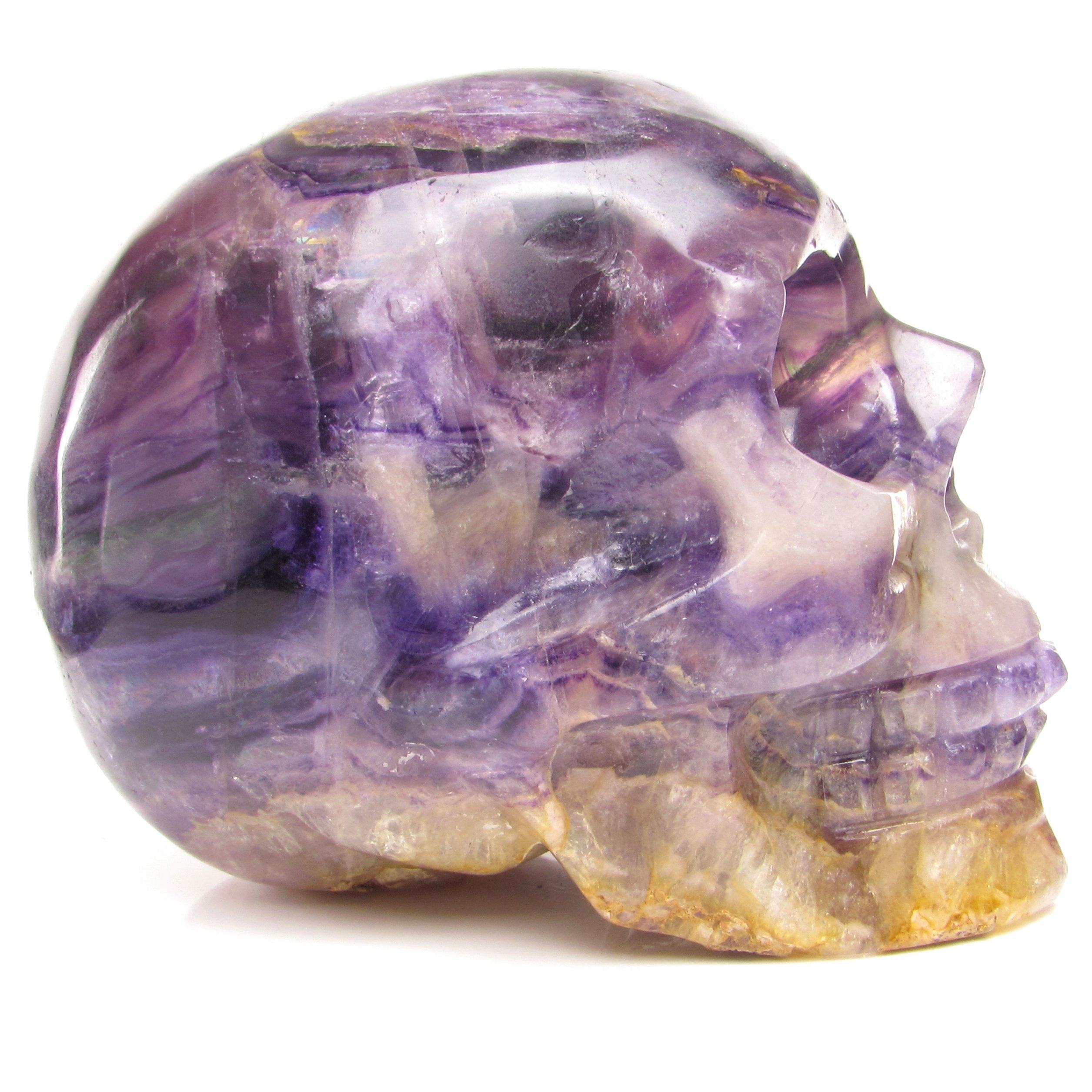 Purple Fluorite Skull