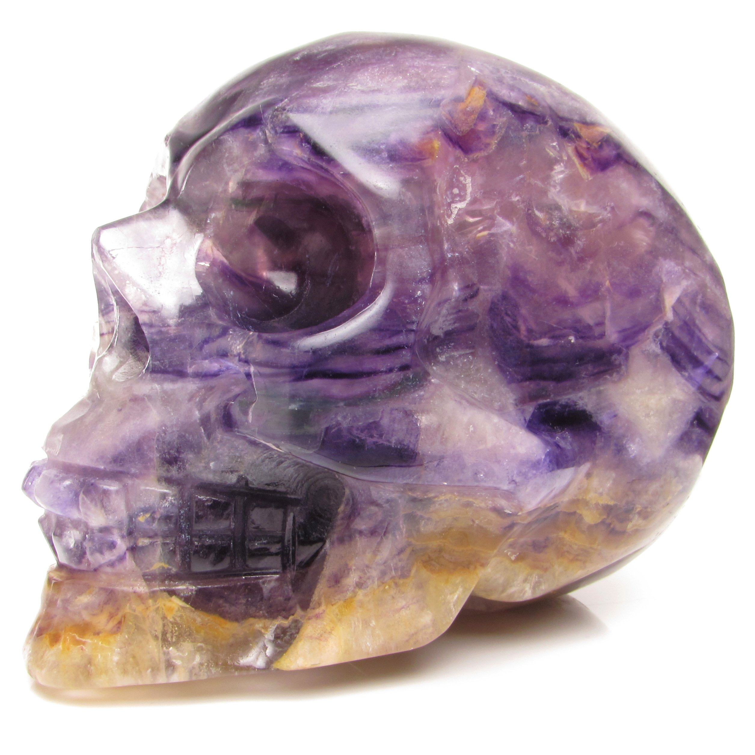 Purple Fluorite Skull