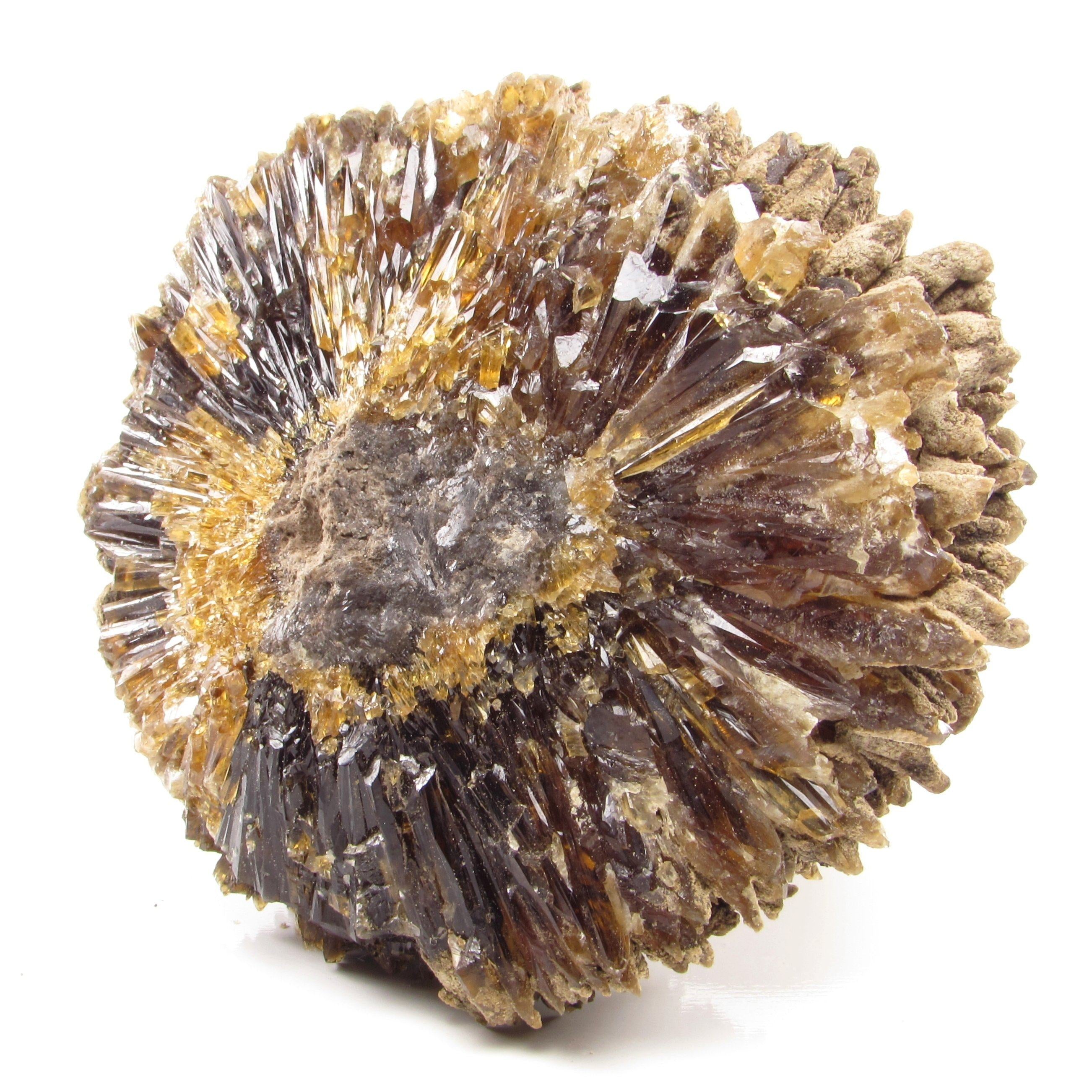 Amber Calcite