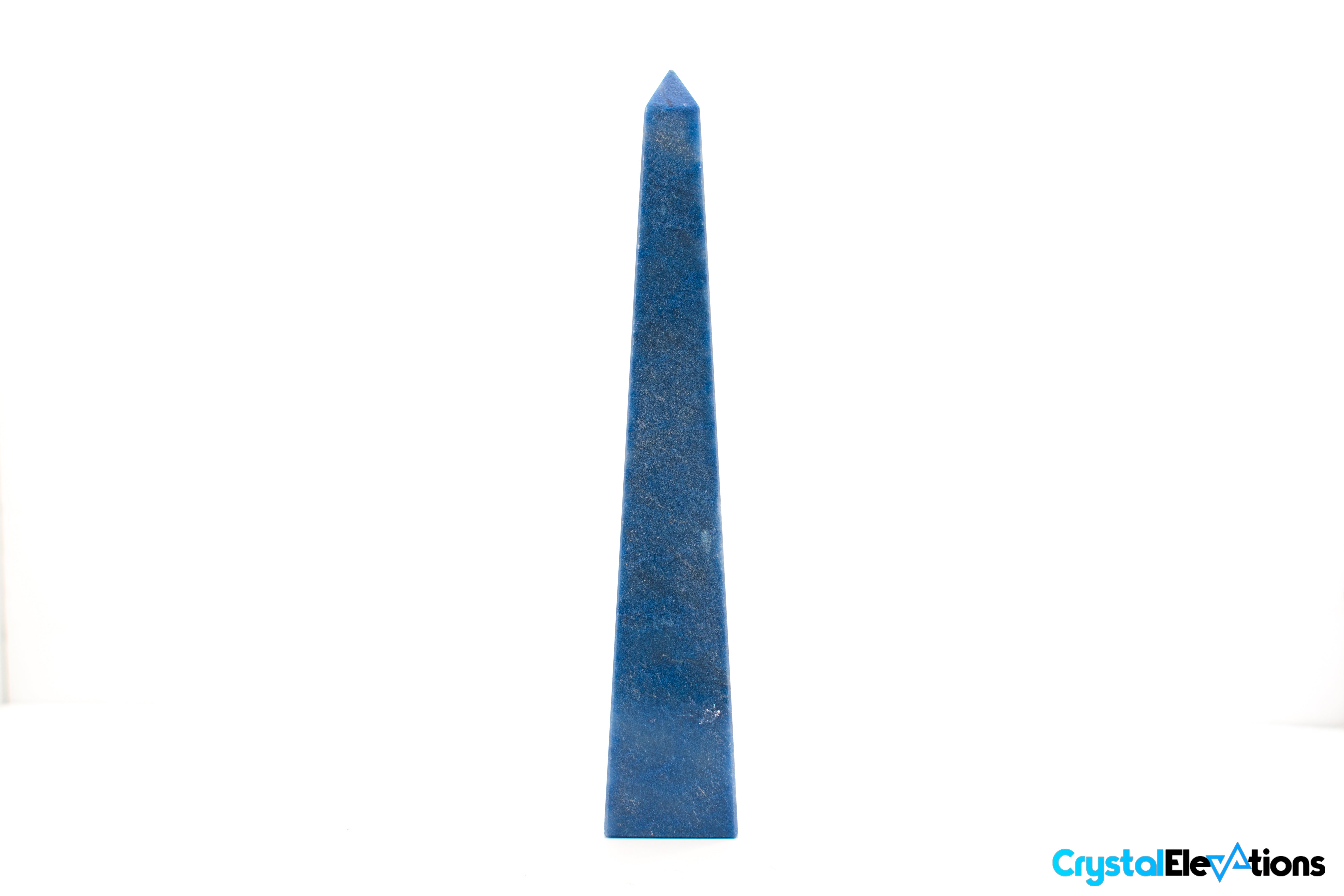 Large Dumortierite Semi-Precious Gemstone Obelisk 6.5 inch