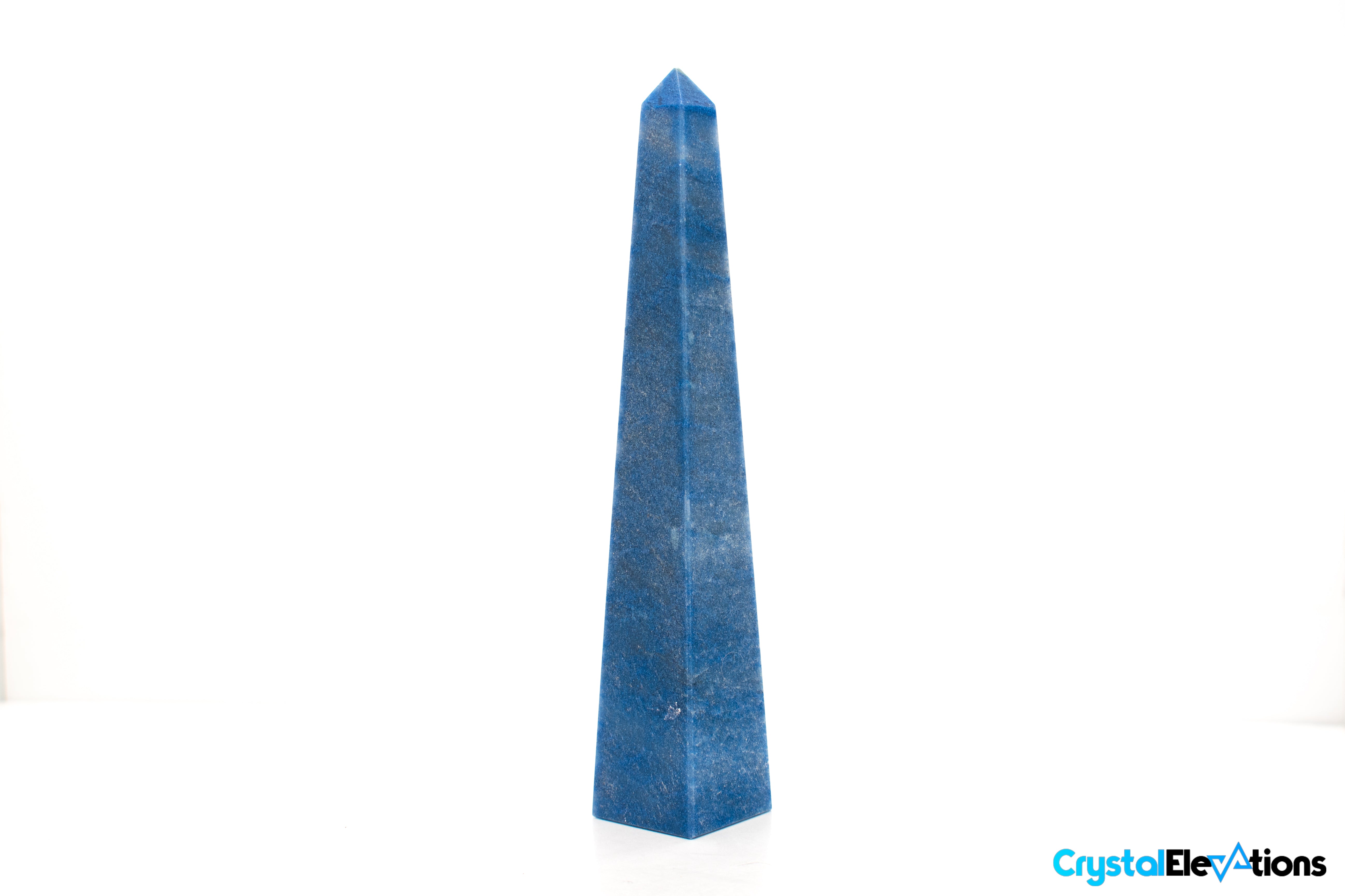 Large Dumortierite Semi-Precious Gemstone Obelisk 6.5 inch