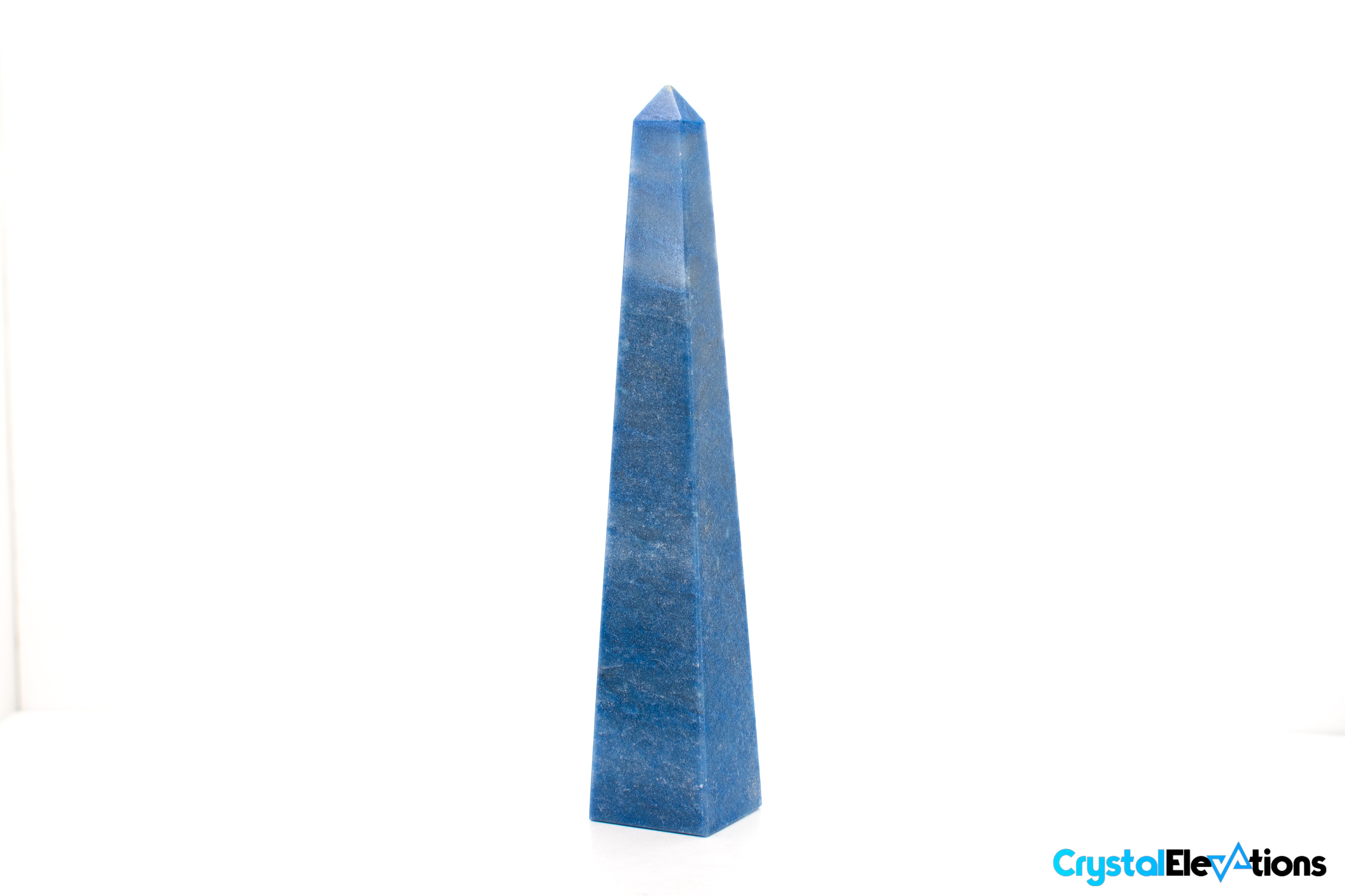 Large Dumortierite Semi-Precious Gemstone Obelisk 6.5 inch