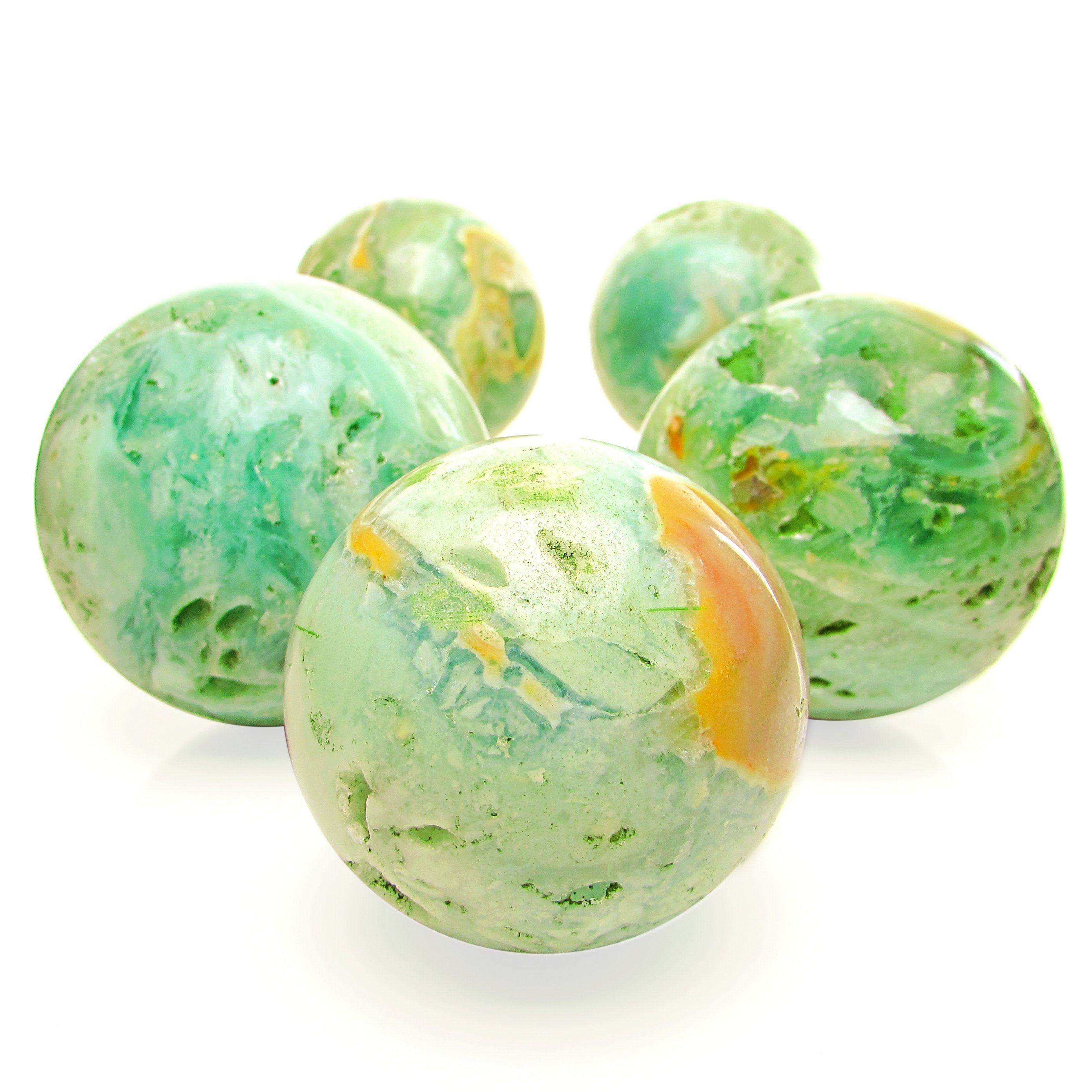 Green Turquoise Spheres