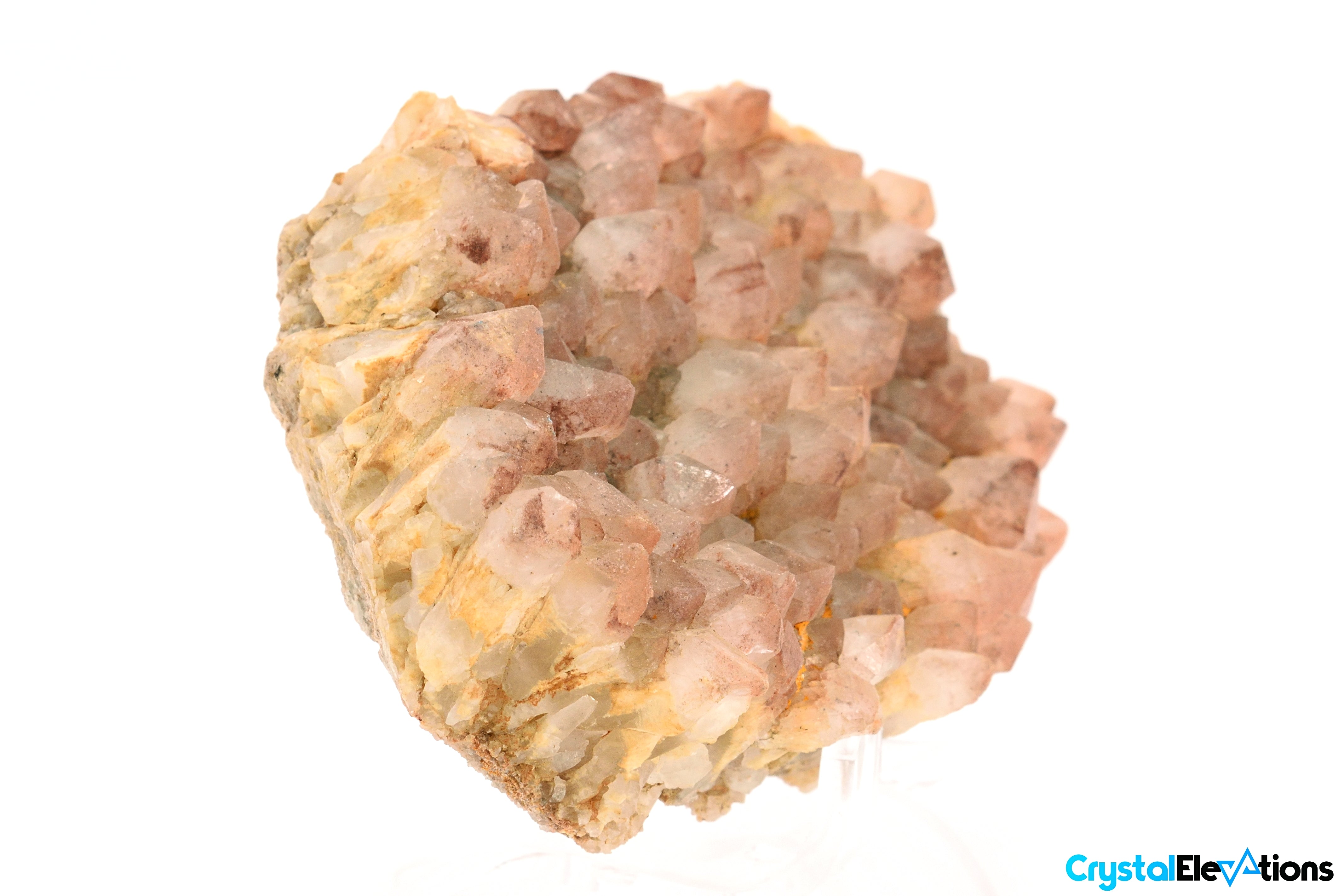 171.3g 100% Natural Salmon Quartz Cluster on Matrix